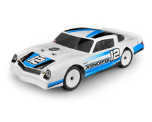 Load image into Gallery viewer, JConcepts 1978 Chevy Camaro Street Stock Dirt Oval Body (Clear)