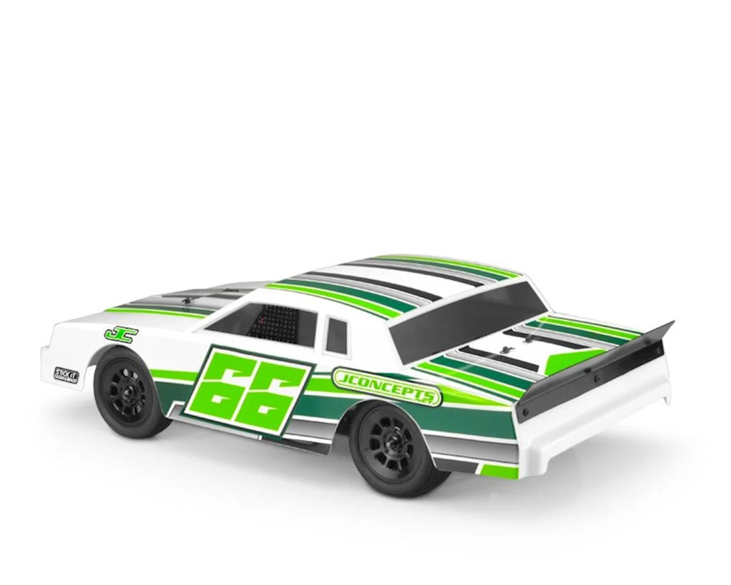 JConcepts 1987 Chevy Monte Carlo Street Stock Dirt Oval Body (Clear) (Lightweight)