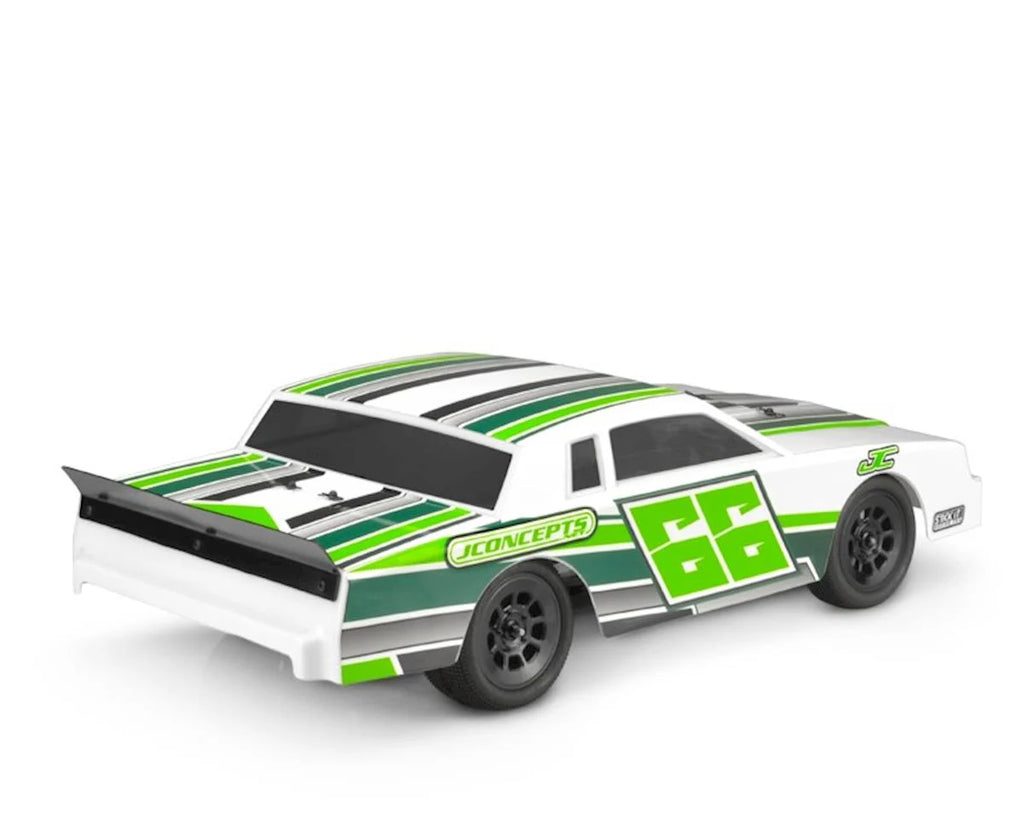 JConcepts 1987 Chevy Monte Carlo Street Stock Dirt Oval Body (Clear) (Lightweight)