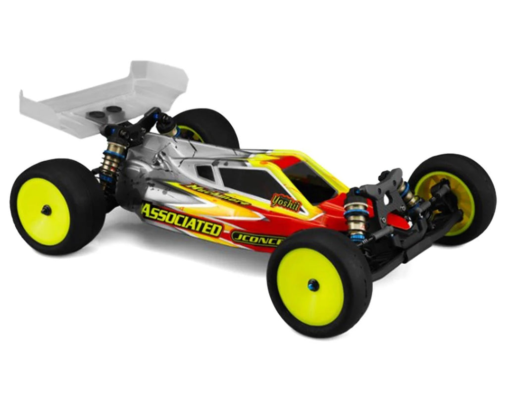 JConcepts RC10 B6.4/B6.4D "P2" Buggy Body w/Carpet Wing (Clear)