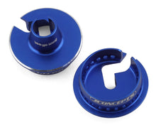 Load image into Gallery viewer, JConcepts Team Associated Fin Aluminum 13mm Shock Spring Cups (Blue)