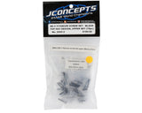 JConcepts Team Associated B6.4 Titanium Top Hat Upper Screws Set (70) (Black)