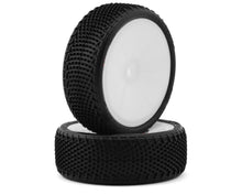 Load image into Gallery viewer, JConcepts Fuzz Bite LP Wide 2.2&quot; Pre-Mounted 2WD Front Buggy Carpet Tires (Pink) (2) w/12mm Hex