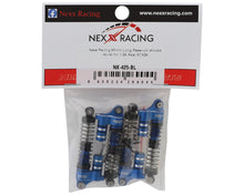 Load image into Gallery viewer, NEXX Racing SCX24 45mm Aluminum Oil-Filled Threaded Reservoir Shocks (Blue) (4)
