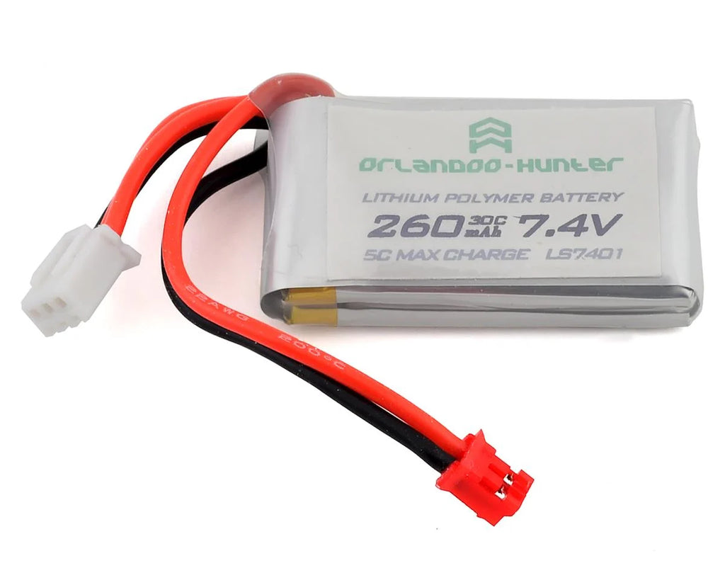 Orlandoo Hunter LiPo Battery W/PH2.0 Connector (2S/260mAh) (Use W/DL4 ...