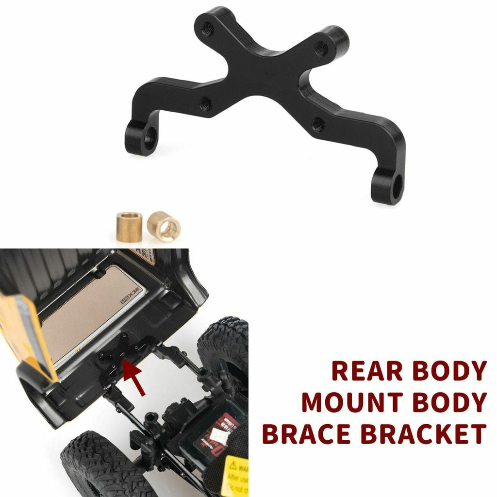 Power Hobby Axial SCX24 JUL Jeep Aluminum Rear Body Mount