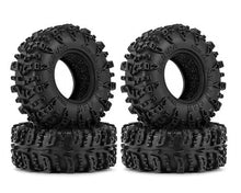 Load image into Gallery viewer, Injora Axial SCX30 0.7" Swamp Claw Micro Rock Crawler Tires (4) (36mm OD) (S5) w/Foam Inserts