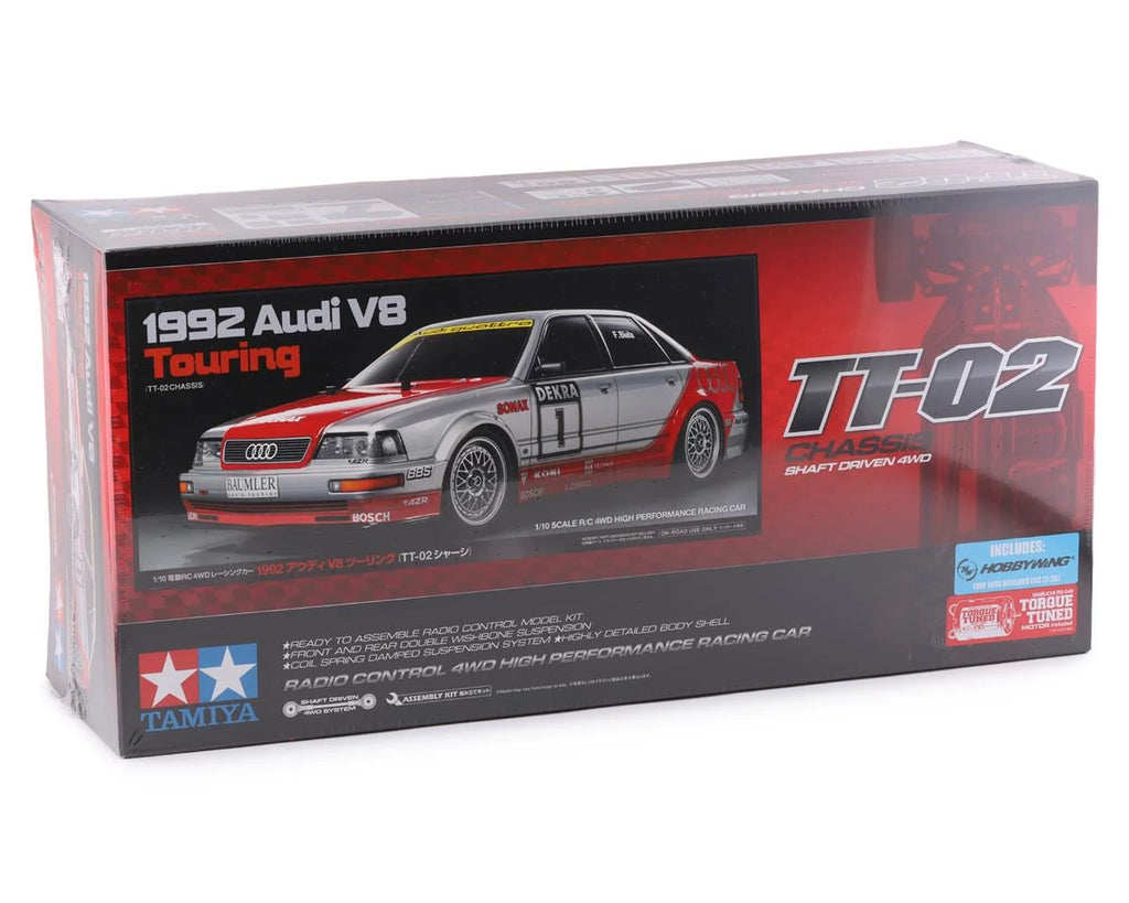 Tamiya 1992 Audi V8 Touring TT-02 1/10 4WD Electric Touring Car Kit