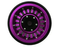 Load image into Gallery viewer, Treal Hobby Type C 1.0" Aluminum Beadlock Crawler Wheels (Purple) (4) (27.3g)
