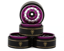 Load image into Gallery viewer, Treal Hobby Type L 1.0" Aluminum Cyclone Beadlock Wheels (Pink) (4) (27.5g ea)
