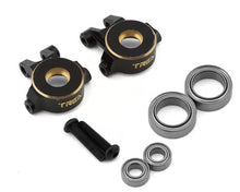 Load image into Gallery viewer, Treal Hobby Brass Front Steering Knuckles for Traxxas TRX-4M (Black) (2) (9.7g)