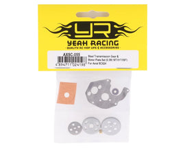 Axial SCX24 Steel Transmission Gear & Motor Plate set (0.3m, 19T/51T/59T)
