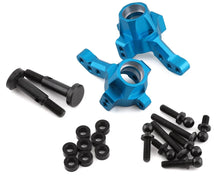 Load image into Gallery viewer, Yeah Racing Tamiya TT-02 Aluminum RWD Drift Steering Knuckle Set (Blue) (2)