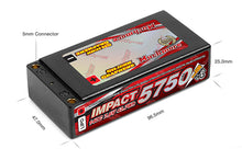 Load image into Gallery viewer, Muchmore Racing IMPACT  Shorty FD4 Li-Po Battery 5750mAh/7.6V 140C Flat Hard Case