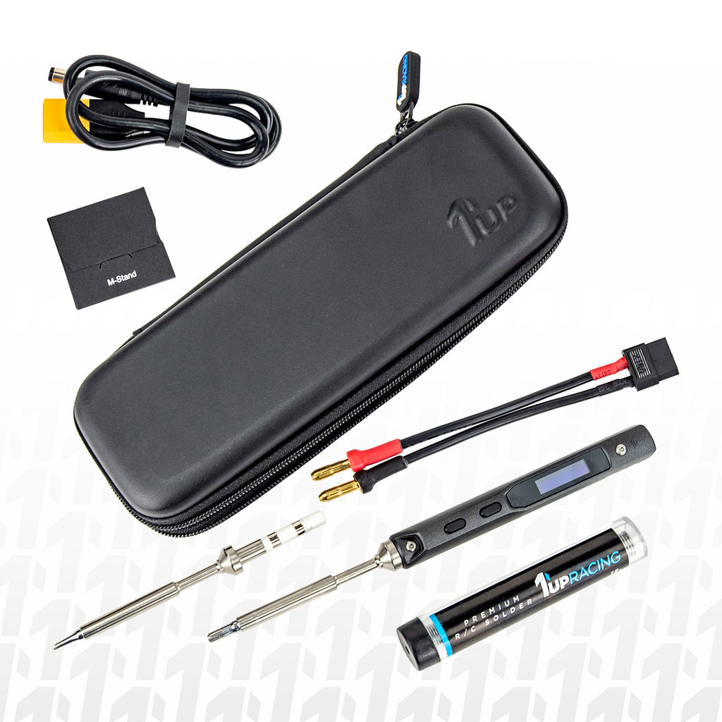 1up Racing TS-100 Pro Pit Iron - Complete Soldering Set