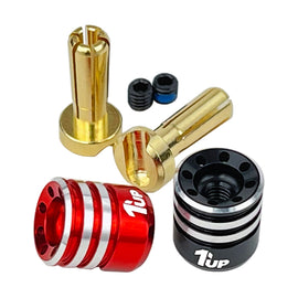 1up Racing Heatsink Bullet Plugs - 4mm