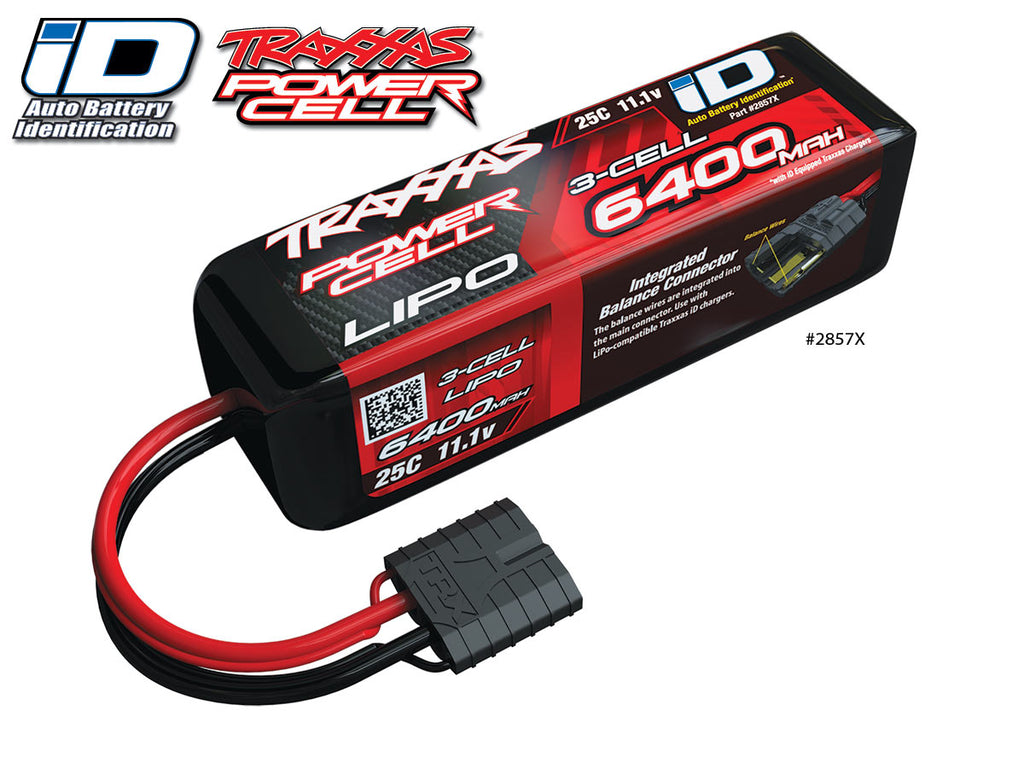 TRAXXAS 6400mAh 11.1v 3-Cell 25C LiPo Battery