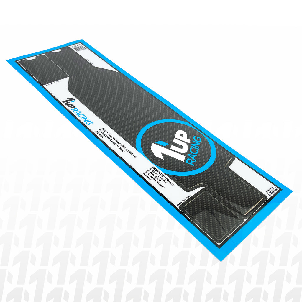 1up Racing AE B74.1 CF Look Protective Chassis Skin