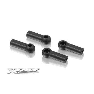XRAY 4.9mm Closed Composite Ball Joint w/Hole (4)