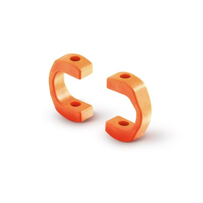 XRAY 3.5mm Plastic Drive Pin Clips (4) (Orange)