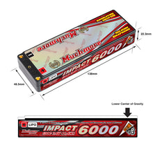 Load image into Gallery viewer, IMPACT [Silicon Graphene] LCG Max-Punch FD4 Li-Po Battery 6000mAh/7.4V 130C Flat Hard Case