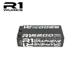 R1 Wurks 6200mah 120C 7.6V 2S LIHV Graphene Shorty Battery