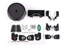 Load image into Gallery viewer, Traxxas Trx4m Grille/ mirrors, side (left &amp; right)/ spare tire cover/ light retainers, body (front &amp; rear, left &amp; right)/ decal sheet (fits #9712 body)