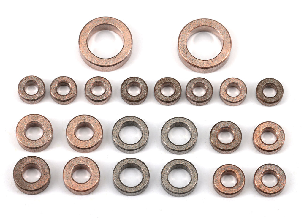 Bushing set, self-lubricating