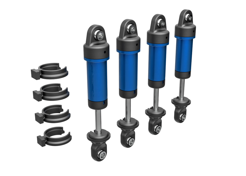 Traxxas TRX-4M  Shock Assembly without Springs BLUE