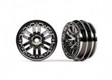 Load image into Gallery viewer, traxxas trx4m Wheels, 1.0&quot; (black chrome) (2)