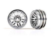 Load image into Gallery viewer, Traxxas trx4m Wheels, 1.0&quot; (satin chrome) (2)