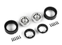 Load image into Gallery viewer, Traxxas trx4m Wheels, 1.0&quot;, Method Race Wheels® 105 Beadlock (satin chrome, beadlock) (2)