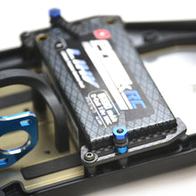 Load image into Gallery viewer, Exotek Carbon Fiber B6.1/B6.1D LiPo Tabs &amp; Cups Set (Battery Brace)
