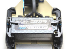 Load image into Gallery viewer, Exotek Carbon Fiber B6.1/B6.1D LiPo Tabs &amp; Cups Set (Battery Brace)