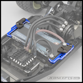 JConcepts Swing Operated Battery Retainer Set (Blue)