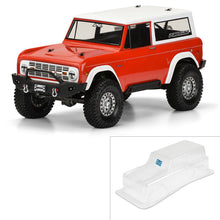 Load image into Gallery viewer, 1/10 1973 Ford Bronco Clear Body 12&quot; (305mm) Wheelbase Crawlers