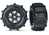 T&W X-MAXX BLK WHL/PDL TIRE