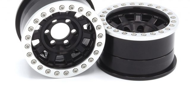 Vanquish Products KMC 1.9 KM236 Tank 1.9 Beadlock Crawler Wheels (Black) (2)