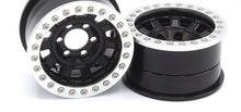 Load image into Gallery viewer, Vanquish Products KMC 1.9 KM236 Tank 1.9 Beadlock Crawler Wheels (Black) (2)