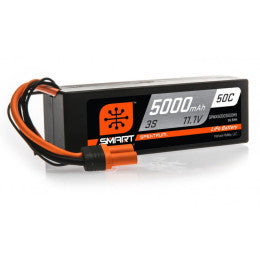 11.1V 5000mAh 3S 50C Smart Hardcase LiPo Battery: IC3