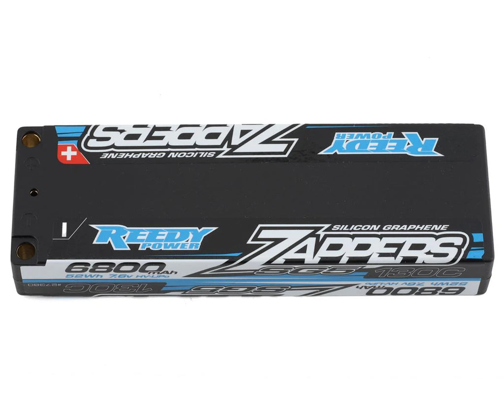 Reedy Zappers HV SG5 2S Low Profile 130C LiPo Battery (7.6V/6800mAh) w/5mm Bullets