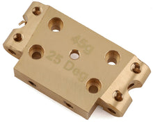 Load image into Gallery viewer, Team Associated DR10/BR10 Factory Team Brass Front Bulkhead (25°)