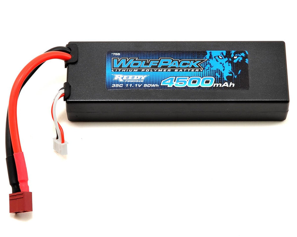 Reedy WolfPack 3S Hard Case 35C LiPo Battery Pack (11.1V/4500mAh) w/T-Style Connector