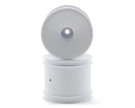 Team Associated 12mm Hex Stadium Truck Dish Wheel (2) (White)