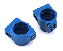 Load image into Gallery viewer, Team Associated B6/B6D Factory Team Aluminum Rear Hub Set (Blue)