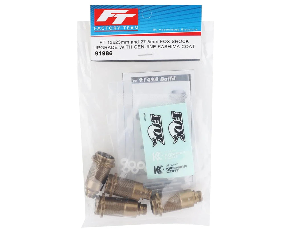 Team Associated Factory Team FOX Kashima Coated Shock Body Kit (13x23mm & 27.5mm)