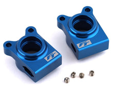 Load image into Gallery viewer, Team Associated RC10B74.1 Factory Team Aluminum Rear Hubs (Blue)