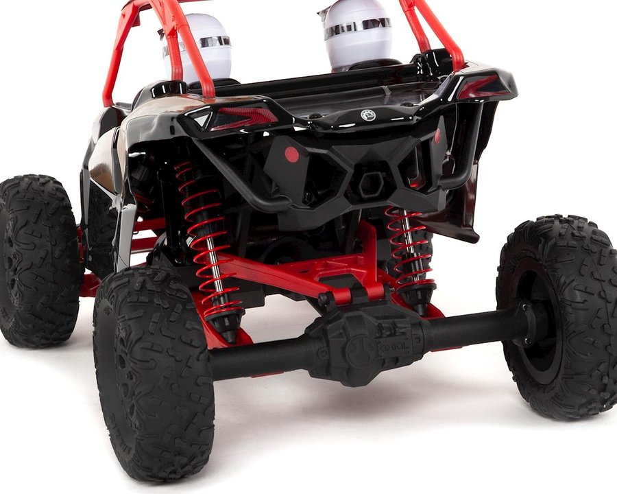 Exploded view: Axial Yeti 1:10 4WD Rock Racer Kit - Chassis