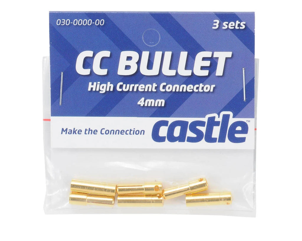 Castle Creations 4mm High Current Bullet Connector Set