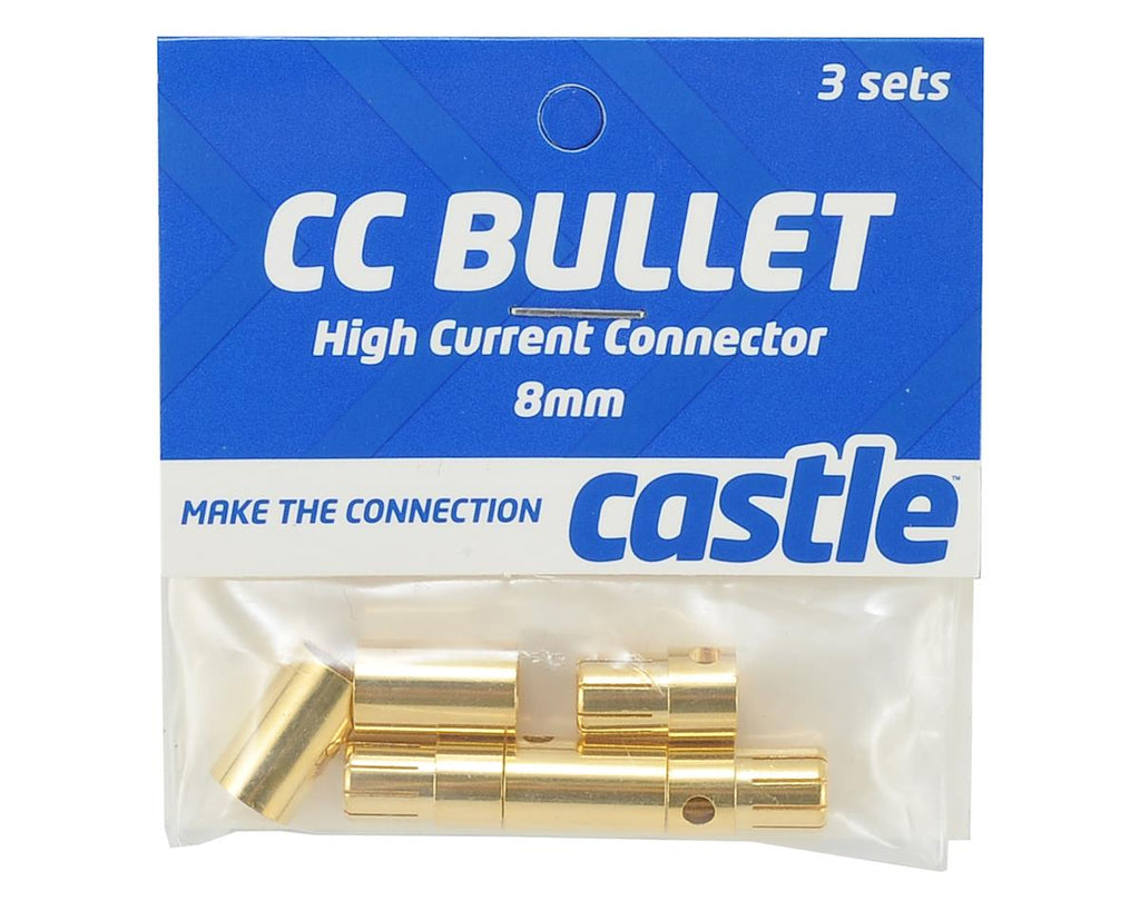 Castle Creations 8.0mm High Current CC Bullet Connector Set